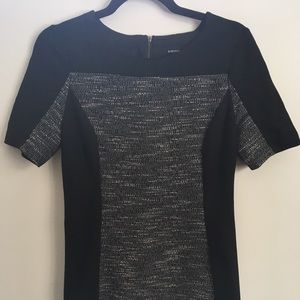 Babaton Black Tweed Mini Dress Size 4